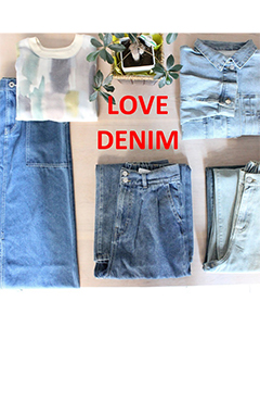 春第1弾でデニムを揃えました。